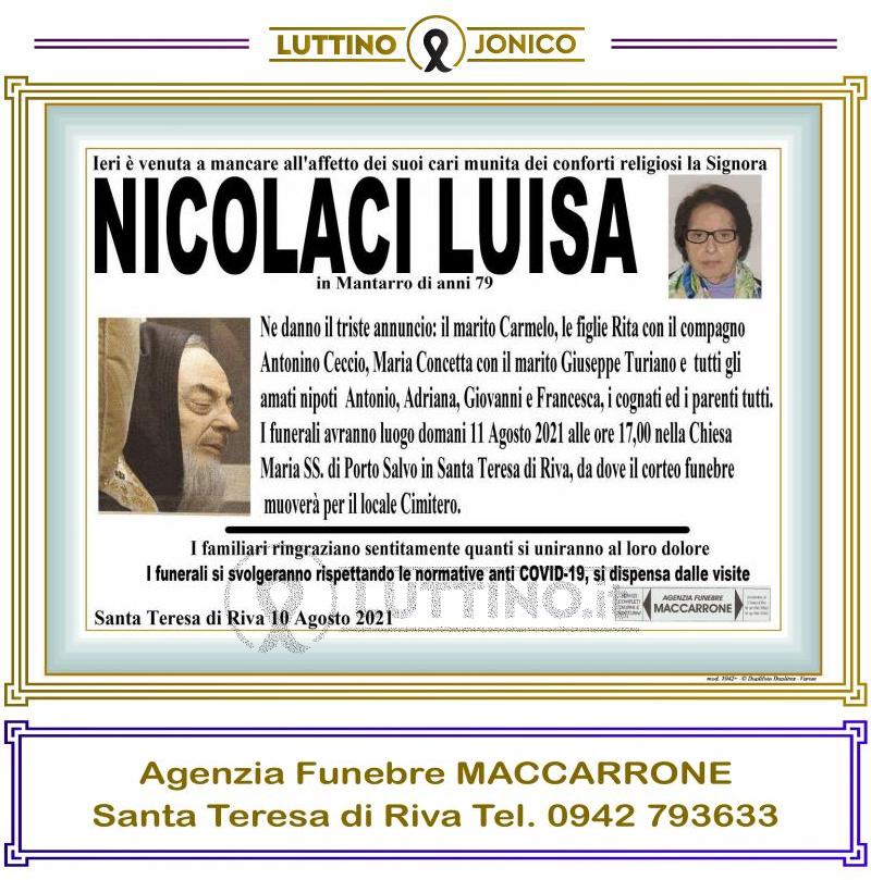 Luisa  Nicolaci 